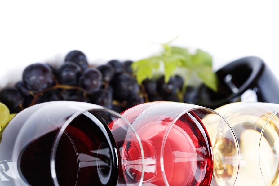 bicchieri di vino vinificazione