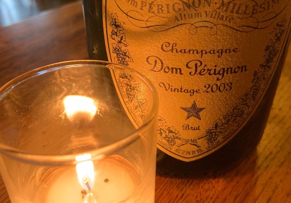 champagne dom perignon